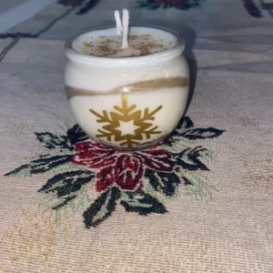 FIOCCO D’INVERNO – Candela Magica con Fragranza di Latte e Miele