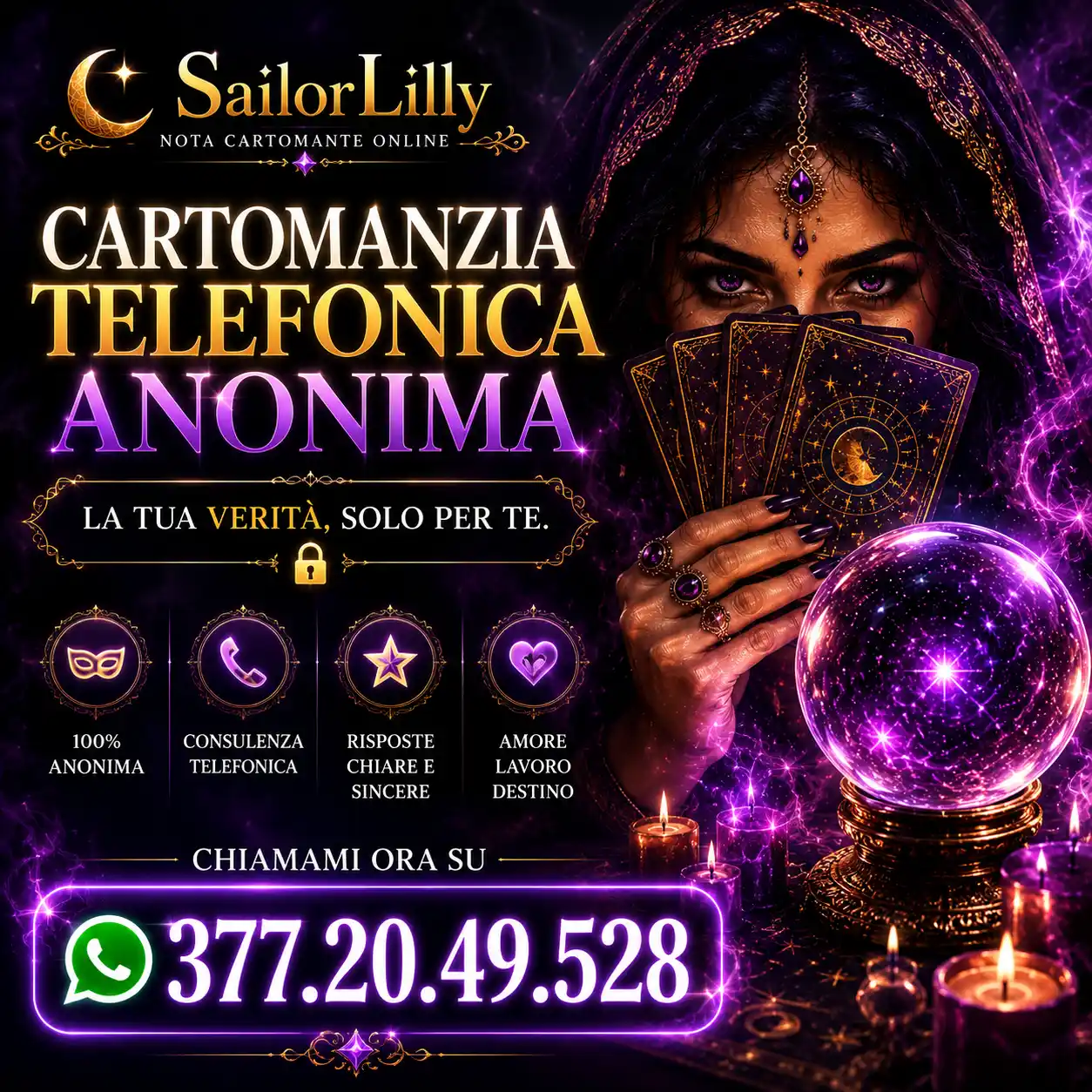 cartomanzia e consulti di tarocchi anonimi