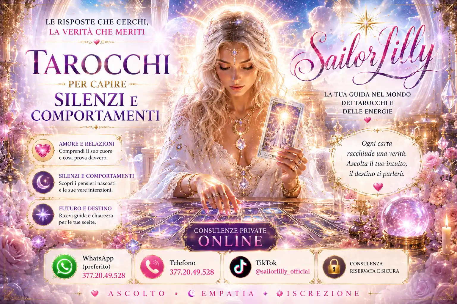 consulti di cartomanzia e tarocchi sibille con cartomante vera e reale come sailorlilly