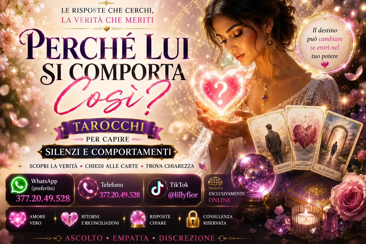 litigi tra fidanzati e ritorni in amore tarocchi di sailor lilly