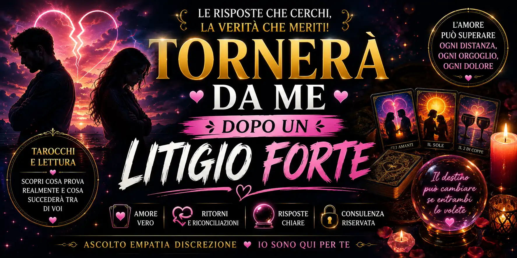 tornerà da me dopo un litigio forte